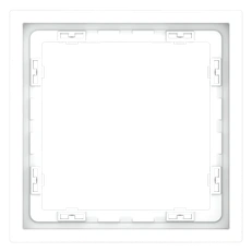 Изображение Рамка пластиковая VOLTUM S70 на 1 пост (белый матовый)